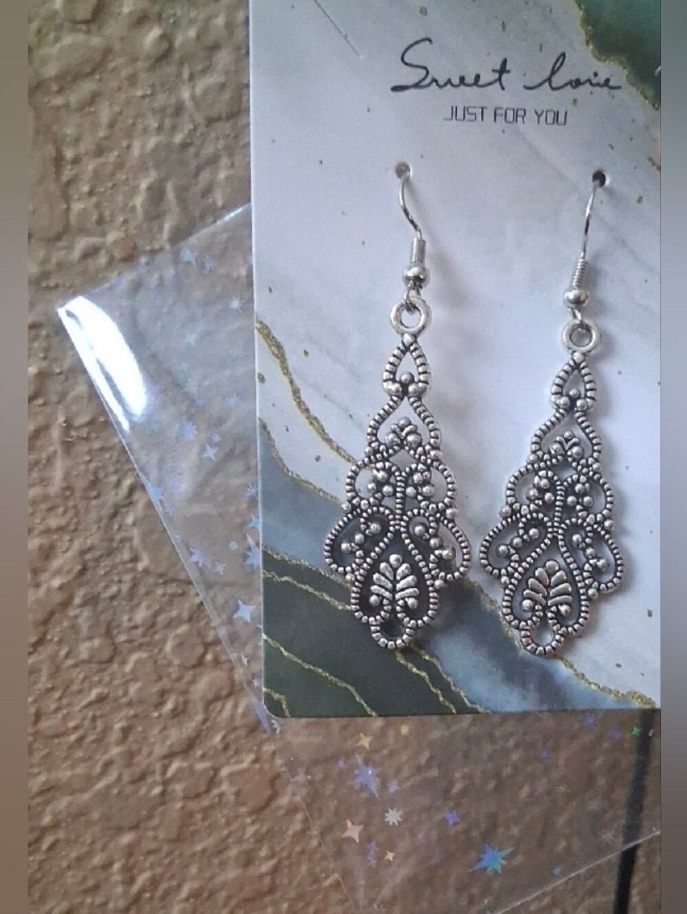$8 Each Or Bundle 5/$20 Silver Filigree Drop Earrings